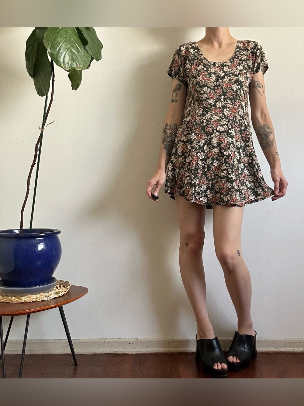 Rabbit Jr. 90's Floral Mini Dress